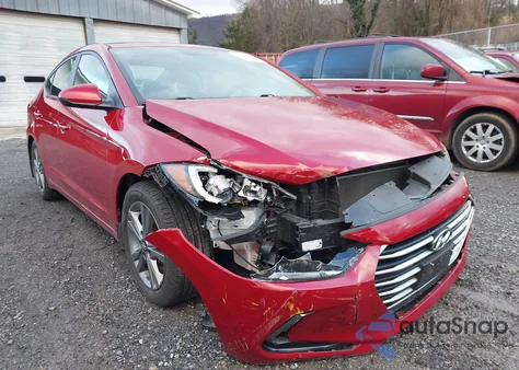 2018 Hyundai Elantra Value Edition из США, поврежденный, VIN 5NPD84LF6JH234794